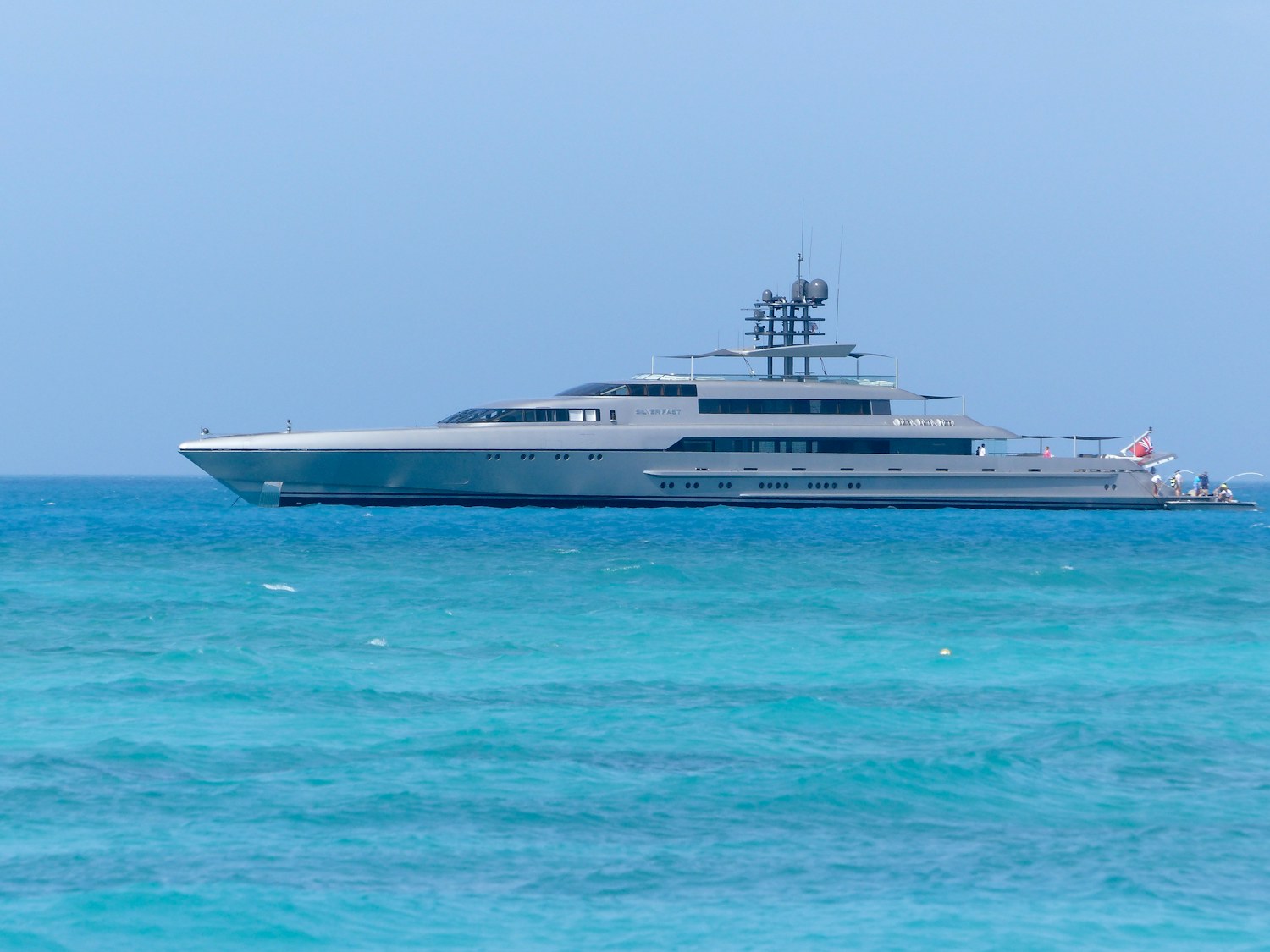 yacht turquoise
